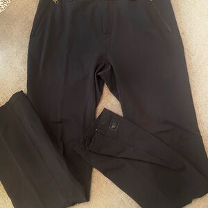 REI Black Dress Pants with Tapered Fit